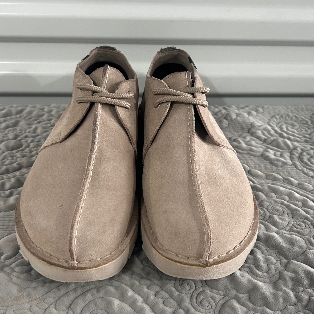 Clarks Originals Trek Taiyo Sand Suede Gore-Tex Vibram Shoes Mens Low Top